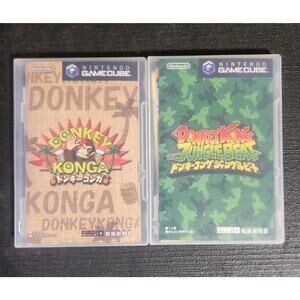 GameCube Donkey Konga And Donkey Kong Jungle Beat Video Games. NTSC-J